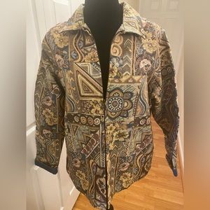 Vintage Susan Graver Tapestry Style Jacket